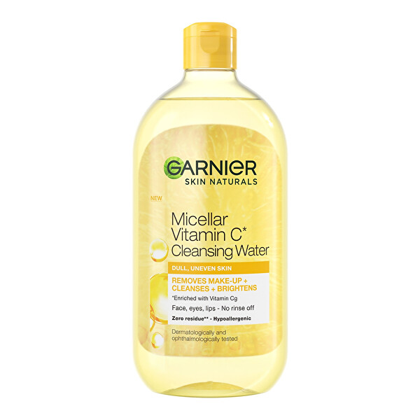 Ragyogást fokozó micellás víz C-vitaminnal* Skin Naturals (Cleansing Water) 700 ml