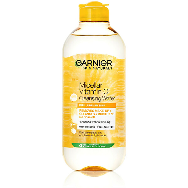 Világosító micellás víz C-vitaminnal  Skin Naturals (Micellar Water) 400 ml