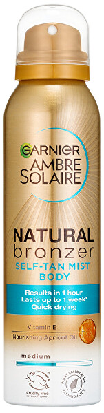 Spray corpo autoabbronzante Ambre Solaire Natural Bronzer Medium (Self-Tan Mist Body) 150 ml
