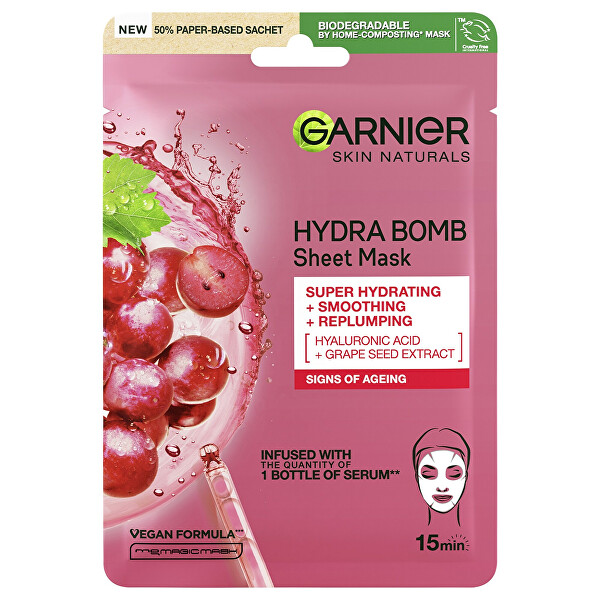 Mască textilă hidratantă Hydra Bomb (Tissue Mask) 28 g