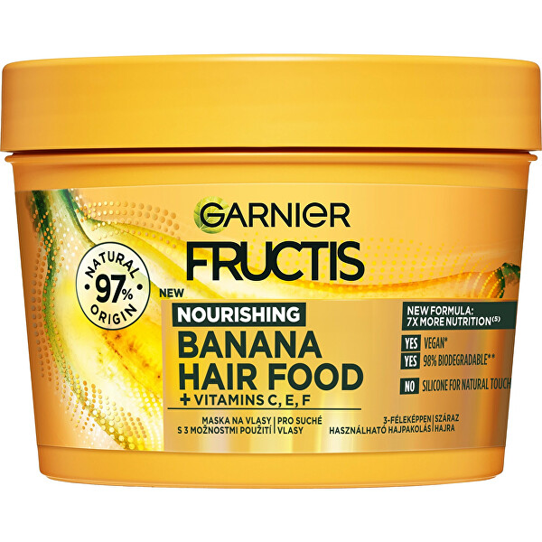 Mască nutritiv pentru păr uscat Banana (Hair Food) 400 ml