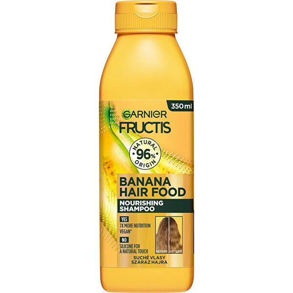 Pflegendes Shampoo für trockenes Haar Fructis Hair Food (Banana Nourishing Shampoo) 350 ml