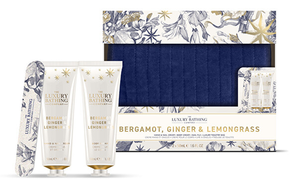 Dárková sada tělové péče Bergamot, Zázvor & Lemongrass 4 ks