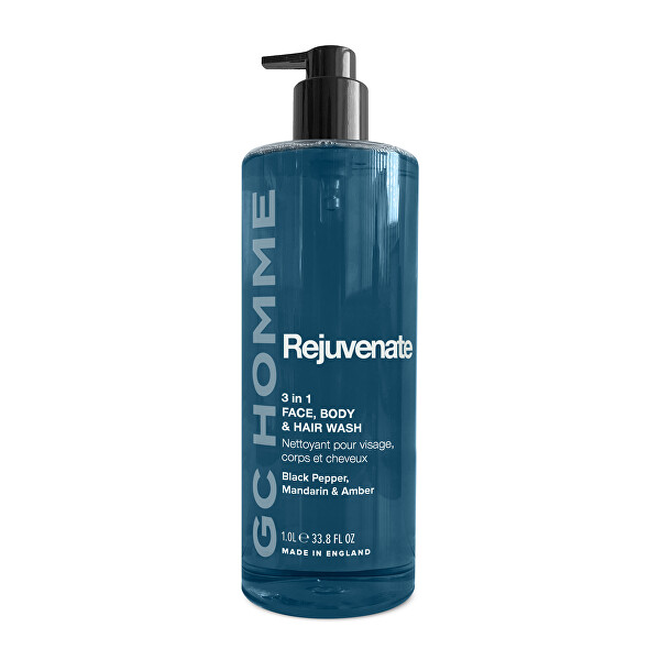 Mycí gel 3v1 Černý pepř, Mandarinka & Jantar 1000 ml