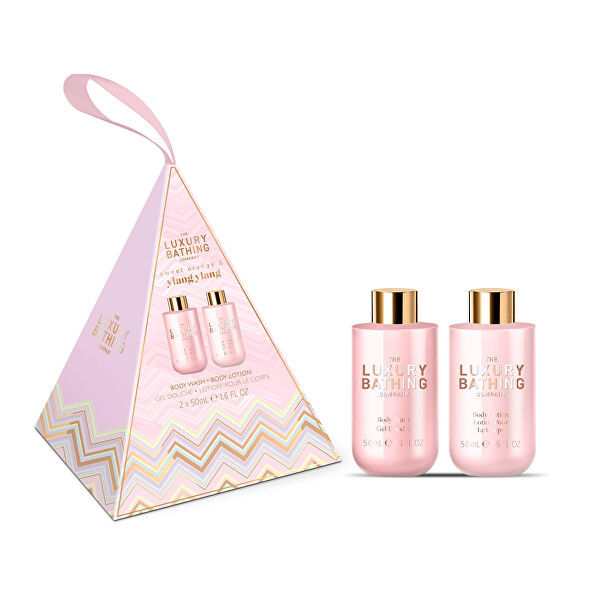 Darčeková mini sada starostlivosti o telo Pomaranč & Ylang Ylang 2 ks