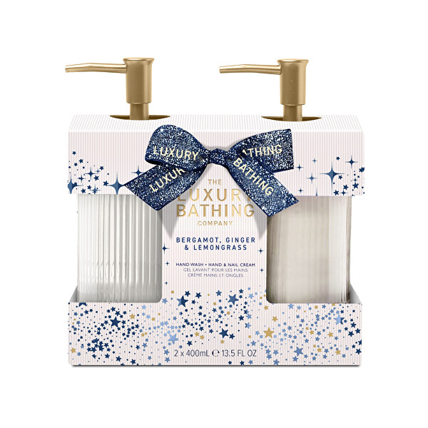Dárková sada péče o ruce Bergamot, Zázvor & Lemongrass 2 ks