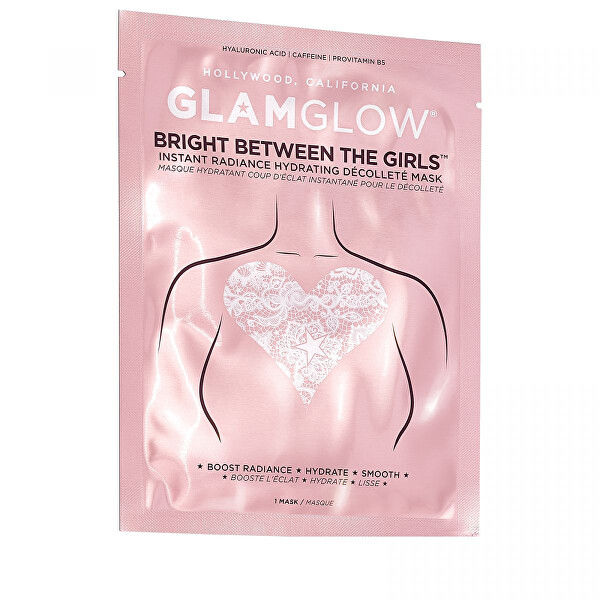 Rozjasňující a hydratační maska na dekolt Bright Between The Girls (Instant Radiance Hydrating Décollete Mask) 10 g