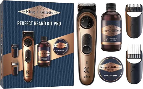 Set cadou Perfect Beard Kit Pro