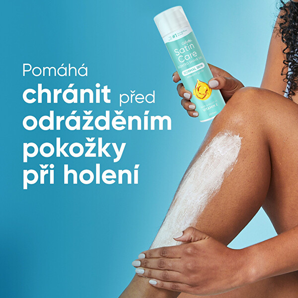 Gel na holení Satin Care Vitamin E Shave Gel 200 ml