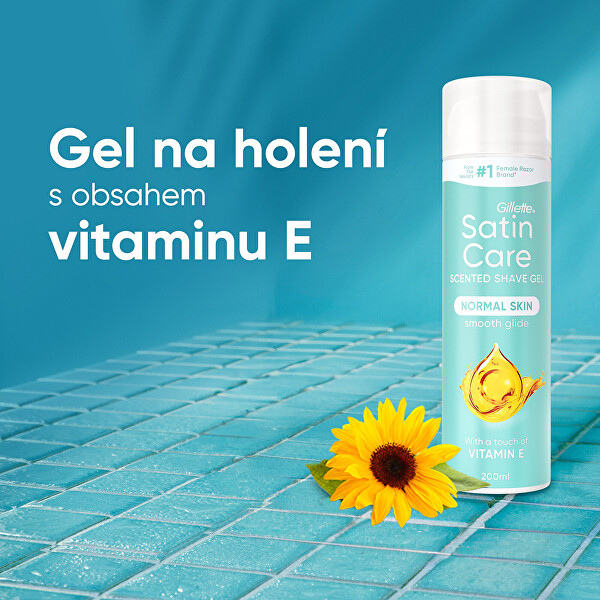 Gel na holení Satin Care Vitamin E Shave Gel 200 ml