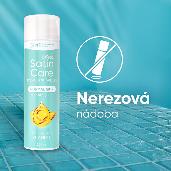 Gel na holení Satin Care Vitamin E Shave Gel 200 ml