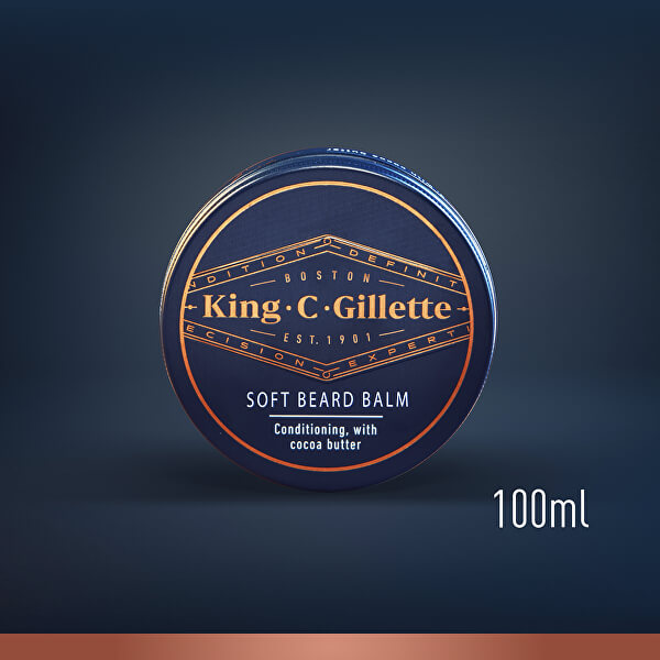 Lágyító szakállápoló balzsam King (Soft Beard Balm) 100 ml
