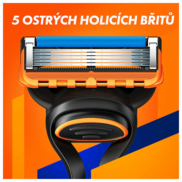 Holicí strojek Gillette Fusion + 5 hlavic