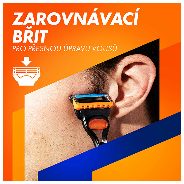 Holicí strojek Gillette Fusion + 5 hlavic