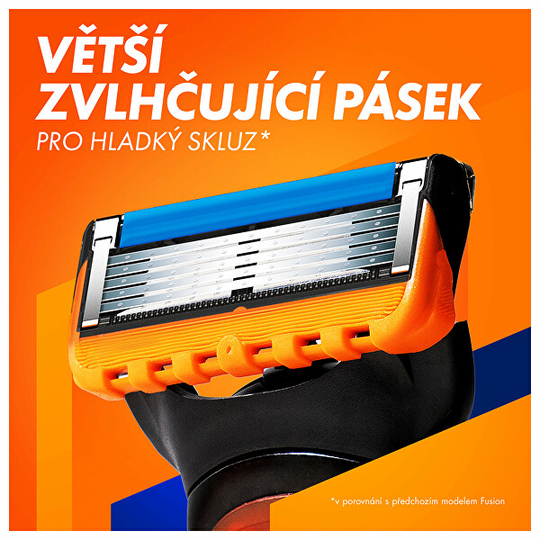 Holicí strojek Gillette Fusion + 5 hlavic