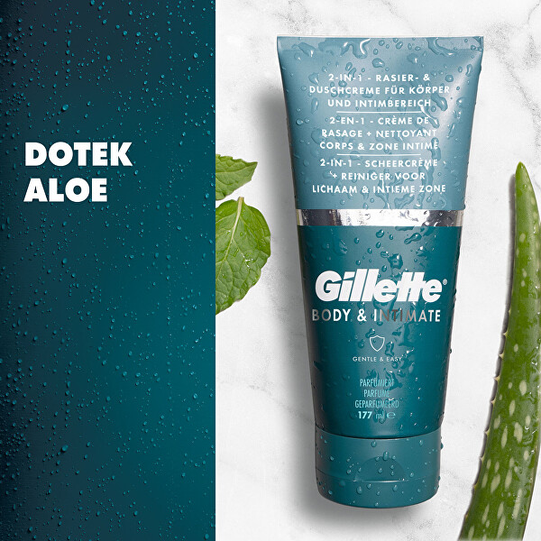 Mycí emulze a přípravek na holení 2v1 Body & Intimate (Body & Intimate Shave Cream + Cleanser) 177 ml