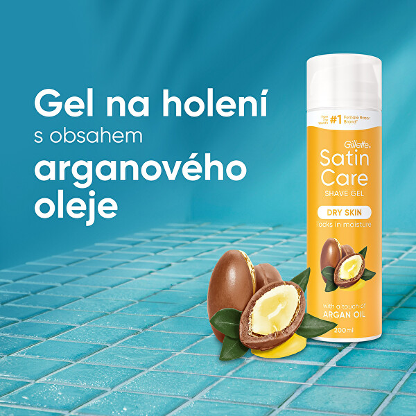 Gel na holení Satin Care Argan Oil 200 ml