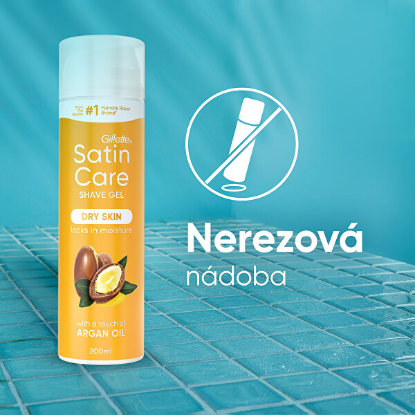 Gel na holení Satin Care Argan Oil 200 ml