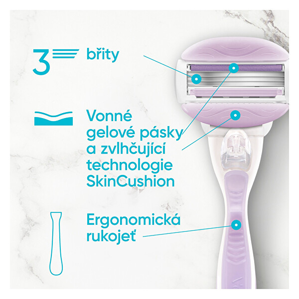 Náhradní hlavice ComfortGlide Breeze 10 ks