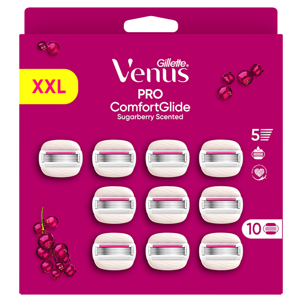 Náhradní hlavice ComfortGlide Sugarberry 10 ks