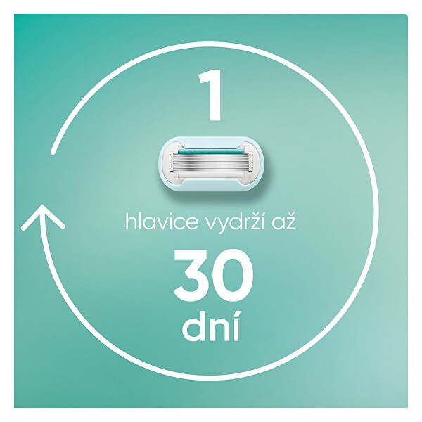 Náhradní hlavice Pro Smooth Sensitive 6 ks + kryt