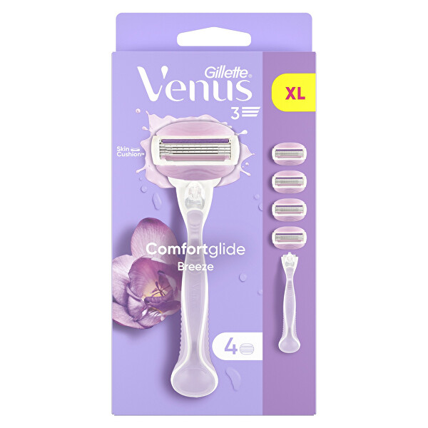 Holicí strojek Venus Comfortglide Breeze + 4 hlavice