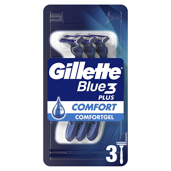 Jednorazové holítka Blue 3 Comfort 3 ks