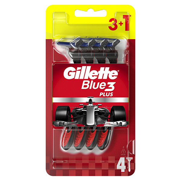 Jednorázová holítka Gillette Blue3 Plus 3+1 ks