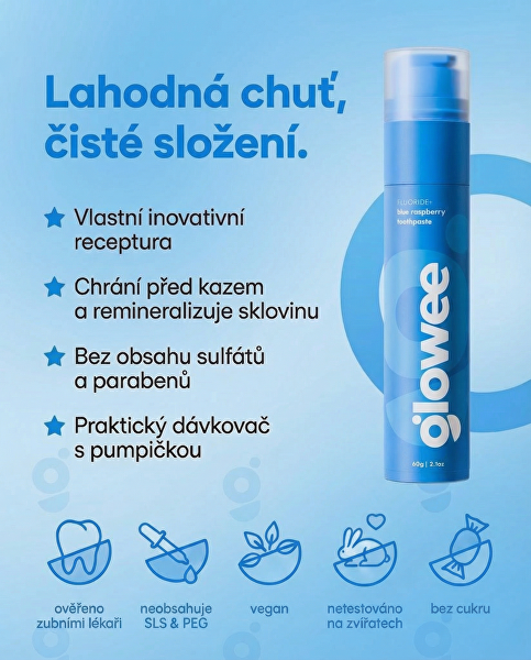 Zubní pasta Blue Raspberry Toothpaste 60 g