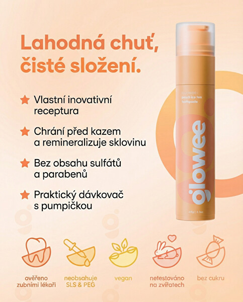 Zubní pasta Peach Ice Tea Toothpaste 60 g