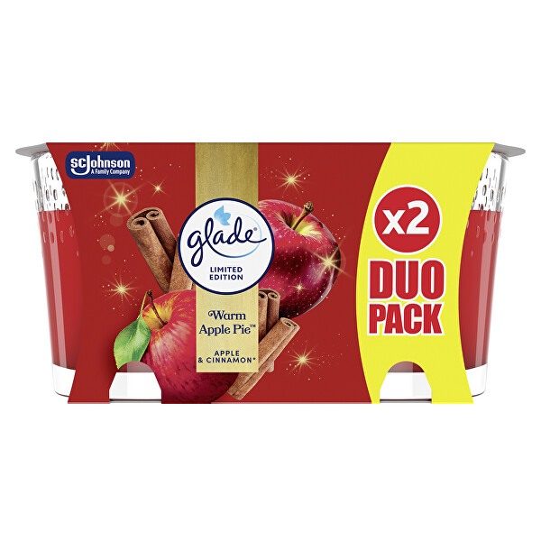 Súprava vonných sviečok Warm Apple Pie 2 x 112 g