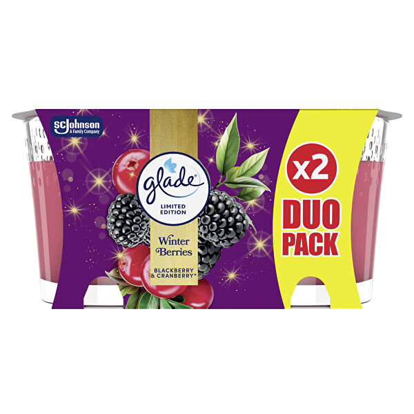 Súprava vonných sviečok Winter Berries 2 x 112 g