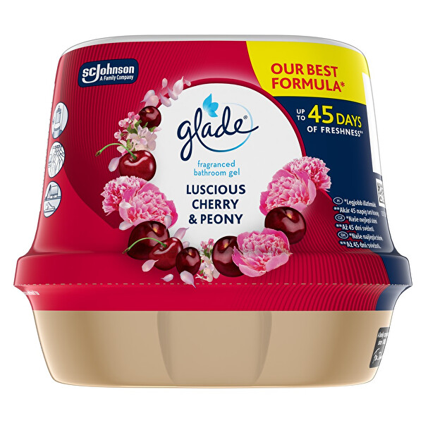 Vonný gel do koupelny Luscious Cherry & Peony 180 g