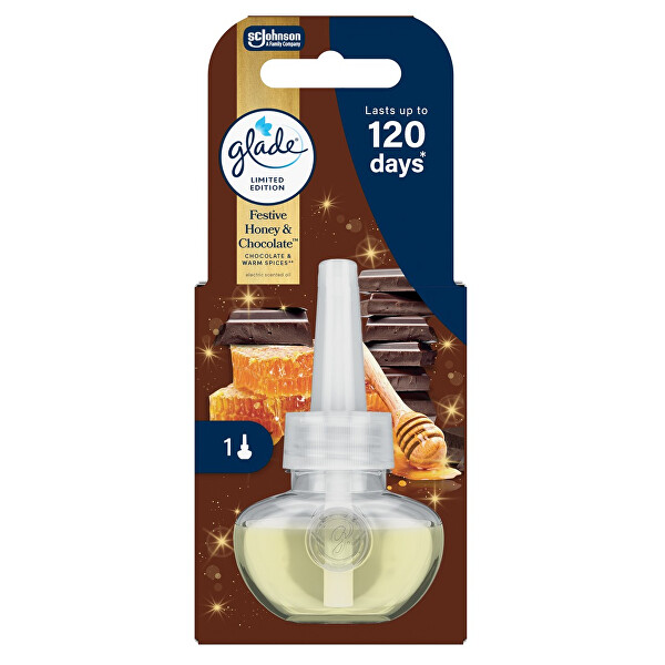 Náplň do elektrického osvěžovače vzduchu Festive Honey & Chocolate 20 ml