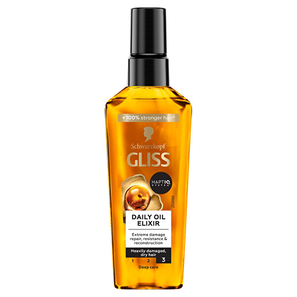 Denní olejový elixír pro velmi poškozené a suché vlasy 75 ml