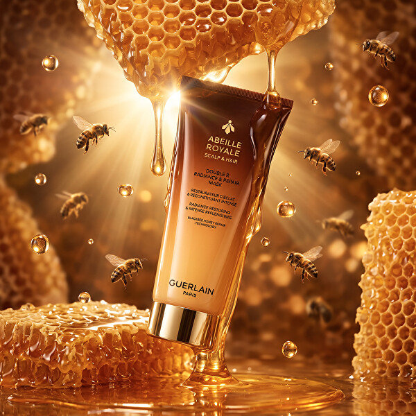 Regenerační maska na vlasy Abeille Royale Scalp & Hair Double R (Radiance & Repair Mask) 200 ml
