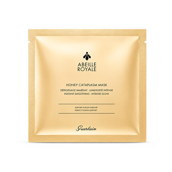 Plátýnková maska s vyhlazujícím účinkem Abeille Royale (Honey Cataplasm Mask) 4 ks