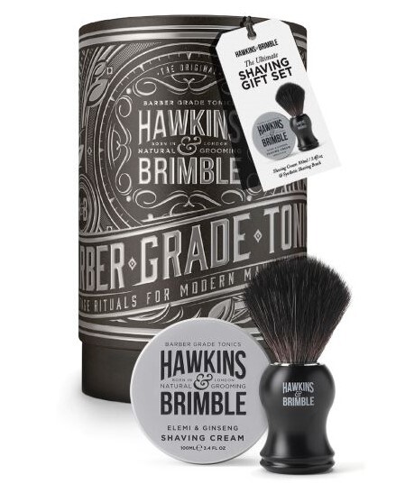 Set regalo pennello da barba + crema da barba