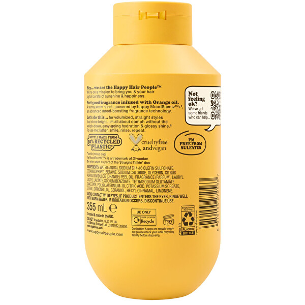 Šampon pro objem rovných vlasů Straight Talkin` Shampoo 355 ml