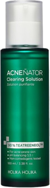 Čisticí a zklidňující voda pro mastnou a problematickou pleť Acnenator (Clearing Solution) 100 ml