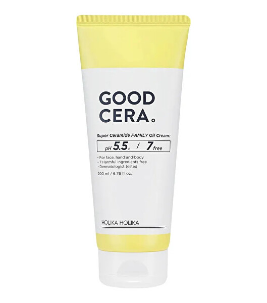 Olejový krém s ceramidmi na telo a tvár Good Cera (Super Ceramide Family Oil Cream) 200 ml