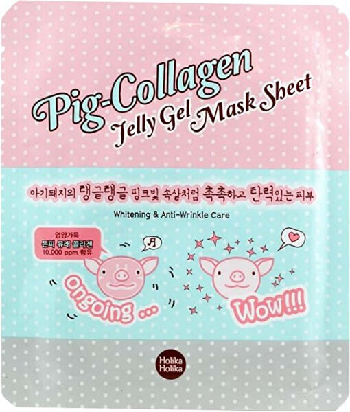 Plátýnková kolagénová pleťová maska Pig Collagen (Jelly Gel Mask Sheet) 25 ml