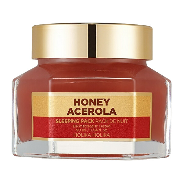 Noční gelová maska Honey Acerola (Sleeping Pack) 90 ml