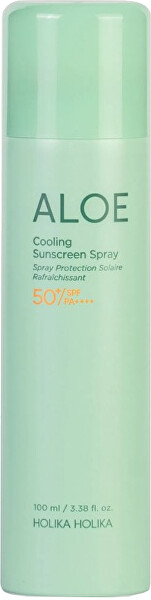 Osvěžující opalovací sprej na obličej i tělo Aloe Cooling (Sunscreen Spray) 100 ml