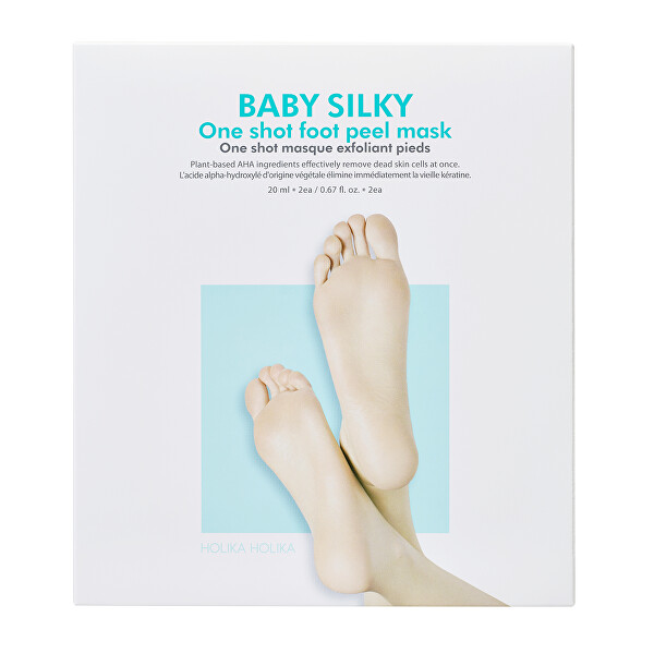 Peelingová maska na nohy Baby Silky (One Shot Foot Peeling) 40 ml