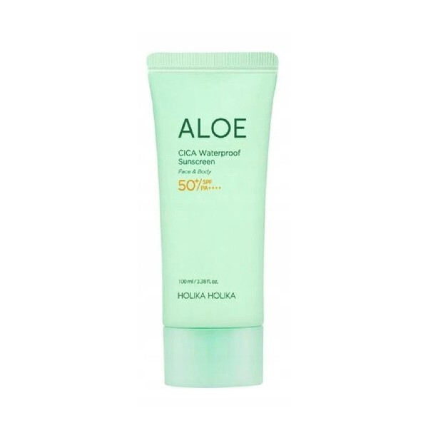 Voděodolný opalovací gel Aloe SPF 50+ (Waterproof Sun Cream) 100 ml