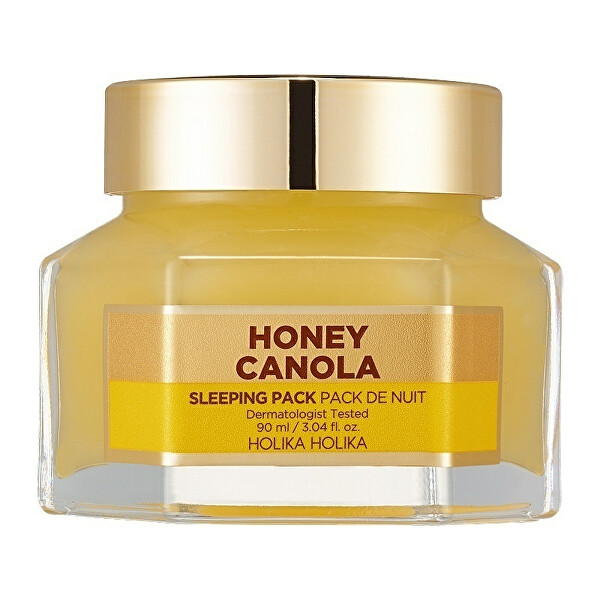 Výživná noční gelová maska Honey Canola (Sleeping Pack) 90 ml
