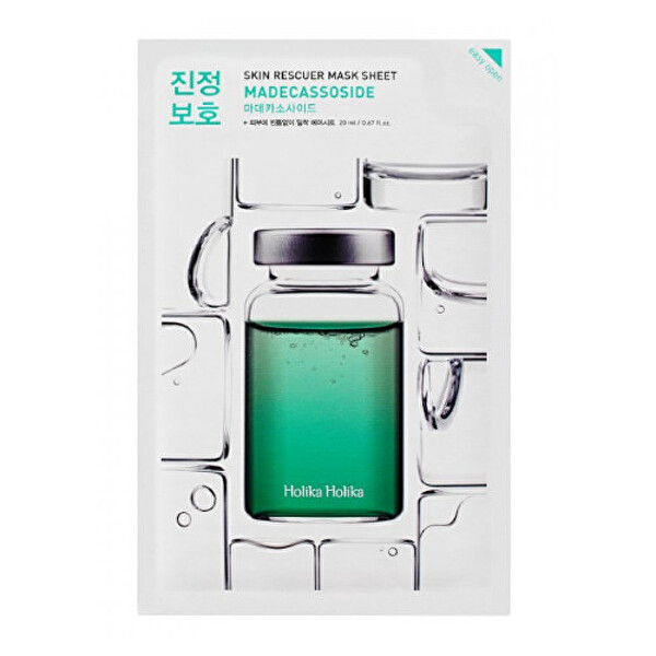 Protizánětlivá plátýnková maska Madecasocide Skin Rescue 20 ml