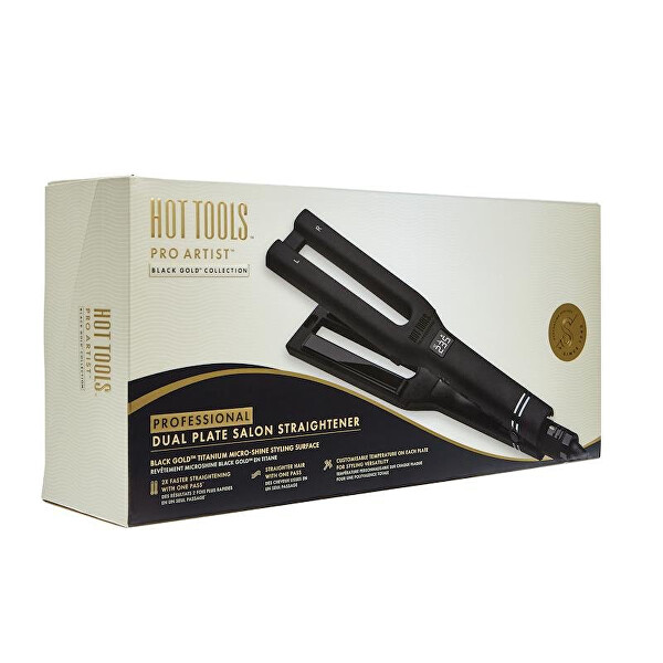 Piastra per capelli professionale Hot Tools Pro Signature Nera (Dual Plate Straightener)