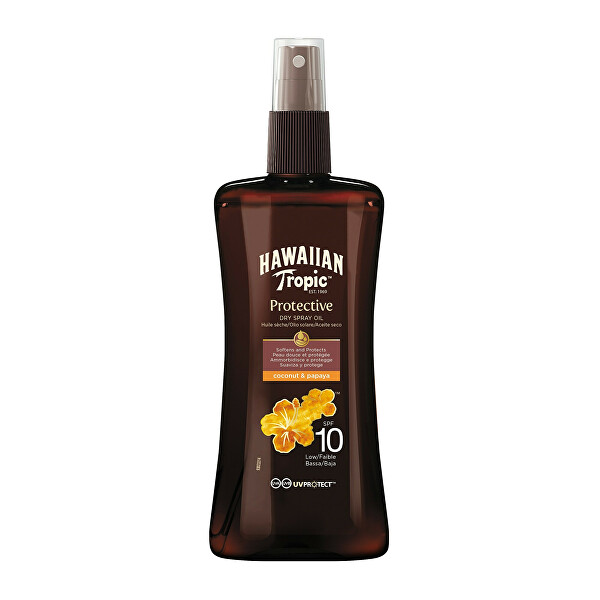 Ulei uscat pentru bronzare Hawaiian Tropic Protective SPF 10 (Dry Spry Oil) 200 ml